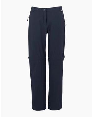 Regatta Ladies Travel Light Ii Packaway Hiking Trousers - Blue