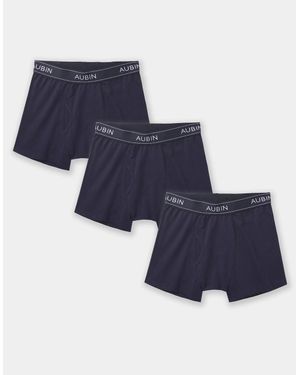 aubi Fen Boxer 3 Pack - Blue