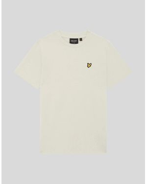 Lyle & Scott Cotton Crew Neck T-Shirt - Natural