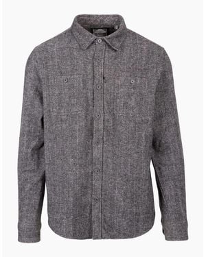 Trespass Collared Neck Long Sleeve Shirt - Grey