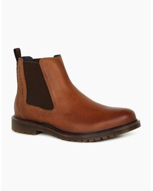 Bugatti Carbon Chelsea Boots - Brown