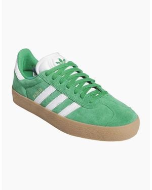 adidas Gazelle Suede Skateboarding Trainers - Green