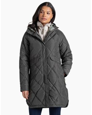 Craghoppers Sweetgrass Long Length Quilted Jacket - Grey