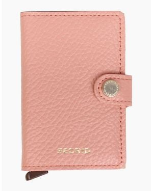 Secrid Mini Wallet Pebble - Pink