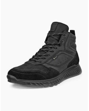 Ecco Exostride Gore-Tex Nubuck Walking Boots - Black