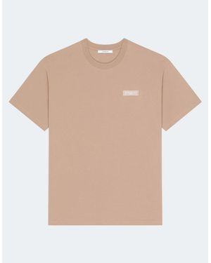 Givenchy Branded Cotton T Shirt - Natural
