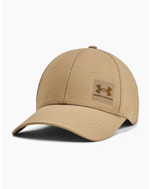 Under Armour Iso Chill Armourvent Curved Brim Cap - Natural