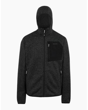 Regatta Newhill Marl Full Zip Fleece Jacket - Black