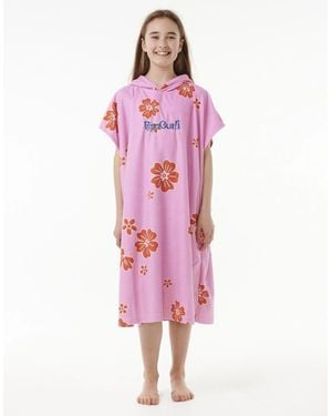 Rip Curl Rip Curl Mixed Hooded Poncho - Pink