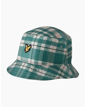 Lyle & Scott Lyle & Scott Tartan Bucket Hat Everglade - Green