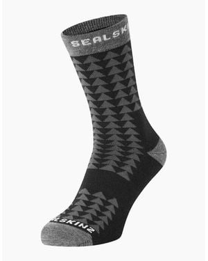 SealSkinz Hilgay Merino Running Socks - Black