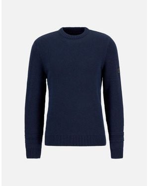Barbour Enfield Crew Neck Jumper Ny91 - Blue