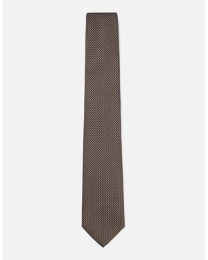 BOSS Micro-Pattern Tie - Natural