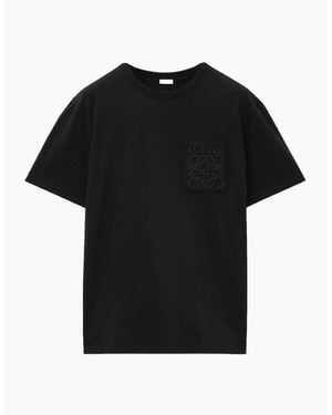 Loewe Pocket Anagram Relaxed T-Shirt - Black