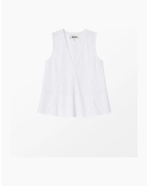 Ro&zo Cotton Swing Top - White