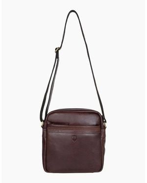 Lakeland Leather Keswick Small Messenger Bag - Purple