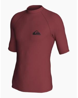 Quiksilver Everyday Uv Protect Rash Vest - Red