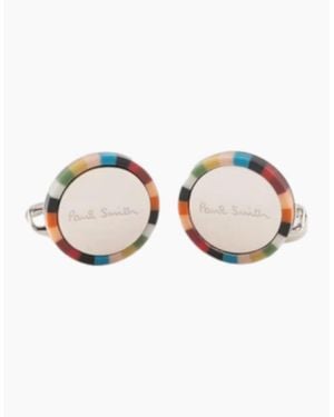 Paul Smith Signature Edge Cufflinks S2-26 92 Multi - Pink