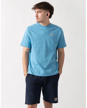 Aquascutum Small Logo T-Shirt - Blue