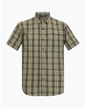 Regatta Mindano Multi Check Short-Sleeved Shirt - Green