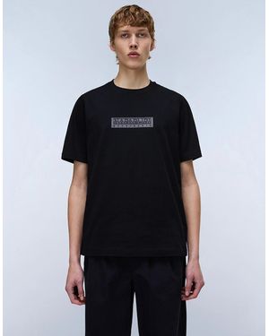 Napapijri Box Logo Short Sleeve T-Shirt - Black