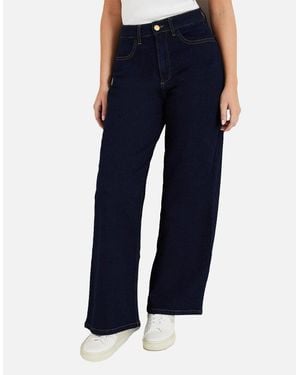 Dorothy Perkins Ladies Denim Wide Leg Jeans - Blue