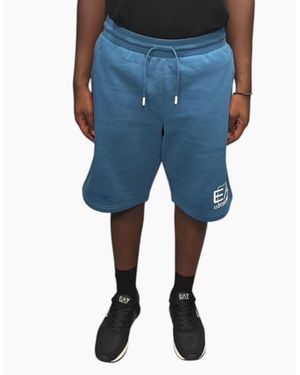 EA7 Visibility Cotton Short - Blue