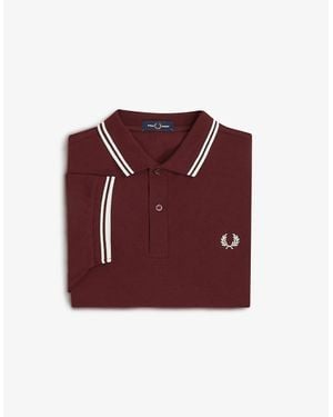 Fred Perry Twin Tipped Polo Shirt - Red