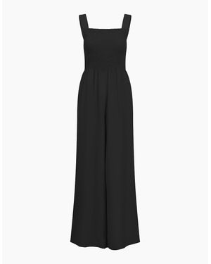 Trespass Ladies Cove Full Length Sleeveless Casual Jumpsuit - Black