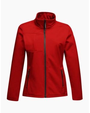 Regatta Ladies Octagon Ii Waterproof Soft Shell Jacket - Red