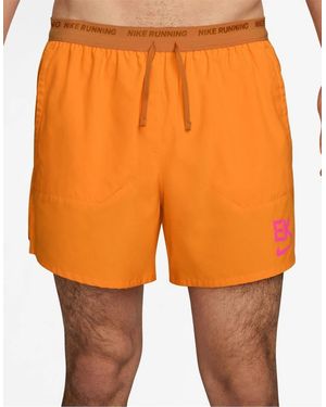 Nike Eliud Kipchoge 5 Inch Running Road Shorts - Orange