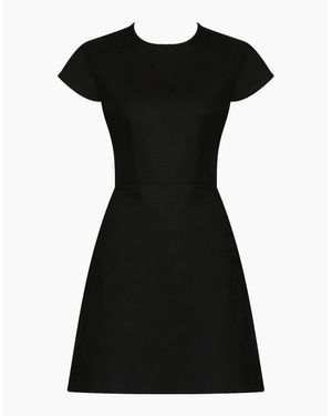 No Emotions UK Linen Dress - Black
