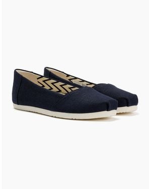 TOMS Alpargata Ballet Canvas Espadrilles - Blue