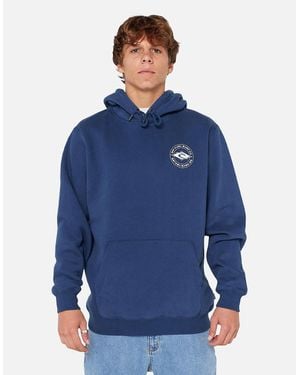 Rip Curl Rip Curl Staple Back Print Logo Hoodie - Blue