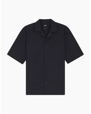 BOSS Boss P Lars Camp 262 Shirt 404 Dk - Blue