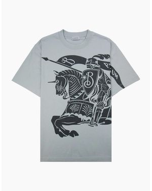 Burberry Ekd Cotton T-Shirt Winter - Grey