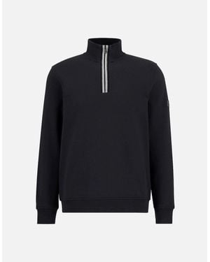 Barbour Rufforth Half Zip Jumper Bk11 - Blue