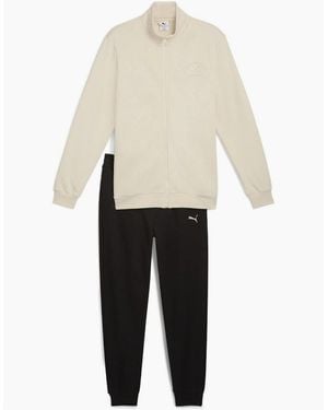 PUMA Colourblock Tracksuit - Natural