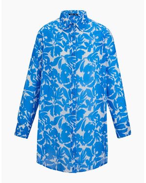 Regatta Ladies Flower Shirt - Blue