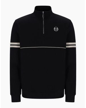 Sergio Tacchini Orion 1/4 Zip Jacket - Black