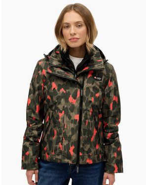 Superdry & Co Hooded Mountain Windbreaker Jacket - Brown