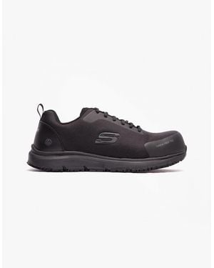 Skechers Work 200090Ec Ulmus Safety Trainers - Black