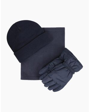Mountain Warehouse Ladies Snow Accessories Set - Blue