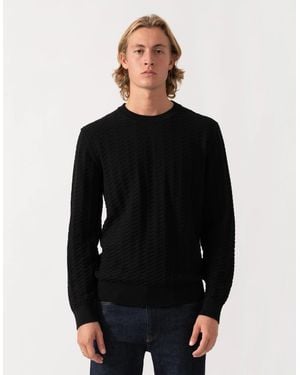 BOSS Hugo Simond Crew Neck Jumper - Black