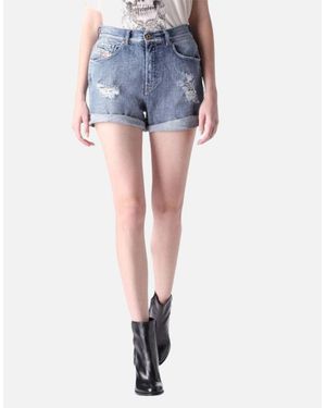 DIESEL De Scott 0849N Denim Jeans Shorts - Blue