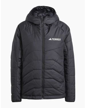 adidas Terrex Multi Synthetic Insulated Hooded Jacket - Black
