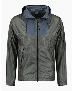 C.P. Company Smoked Pearl Cs Ii Mixed Hooded Lens Jacket - Grey