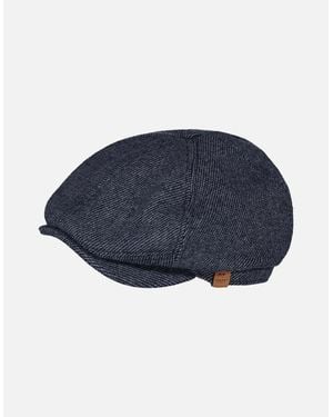 Barts Jamaica Adjustable Warm Wool Flat Cap - Blue