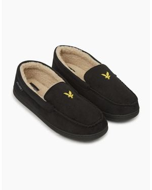 Lyle & Scott Slippers - Black