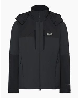 Jack Wolfskin Jasper Waterproof Jacket - Black